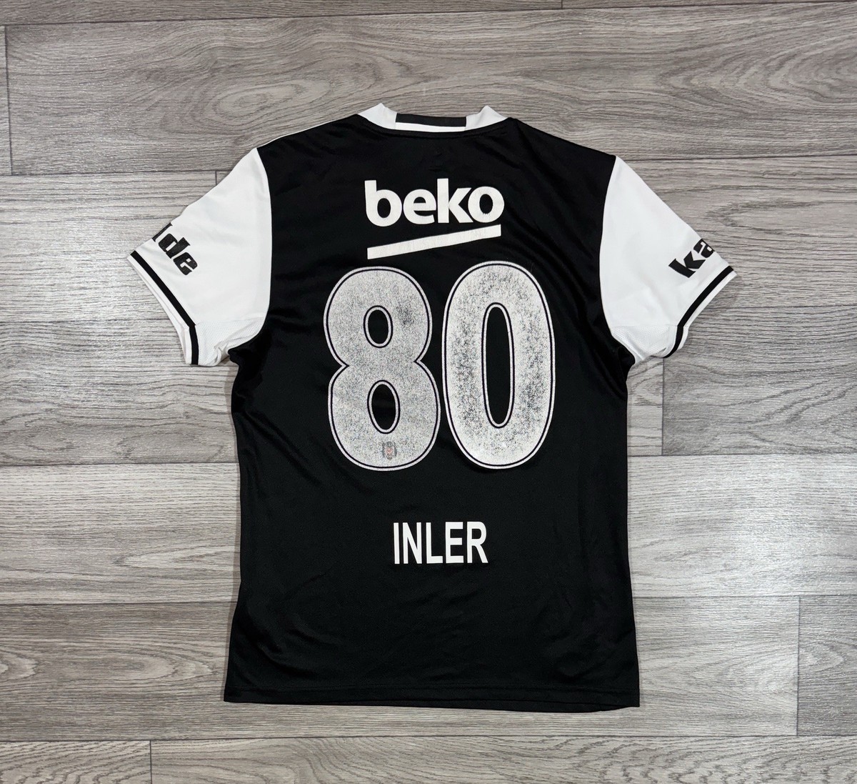 Besiktas Beşiktaş 2016 2017 #80 INLER Home Football Jersey Adidas