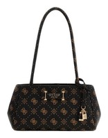 Guess Carrie Logo Girlfriend Shoulder Satchel Bag Schultertasche Espresso Logo