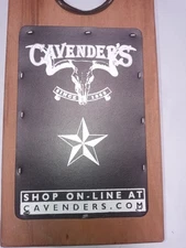 Cavender's Boot Jack Puller, Wood And Leather, USA