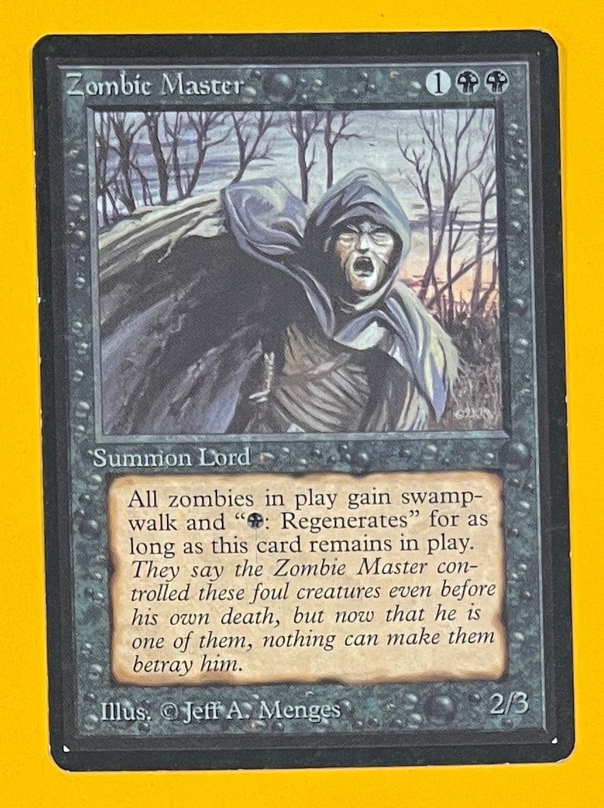 MTG ZOMBIE MASTER Beta (OldManMTG 012-589)