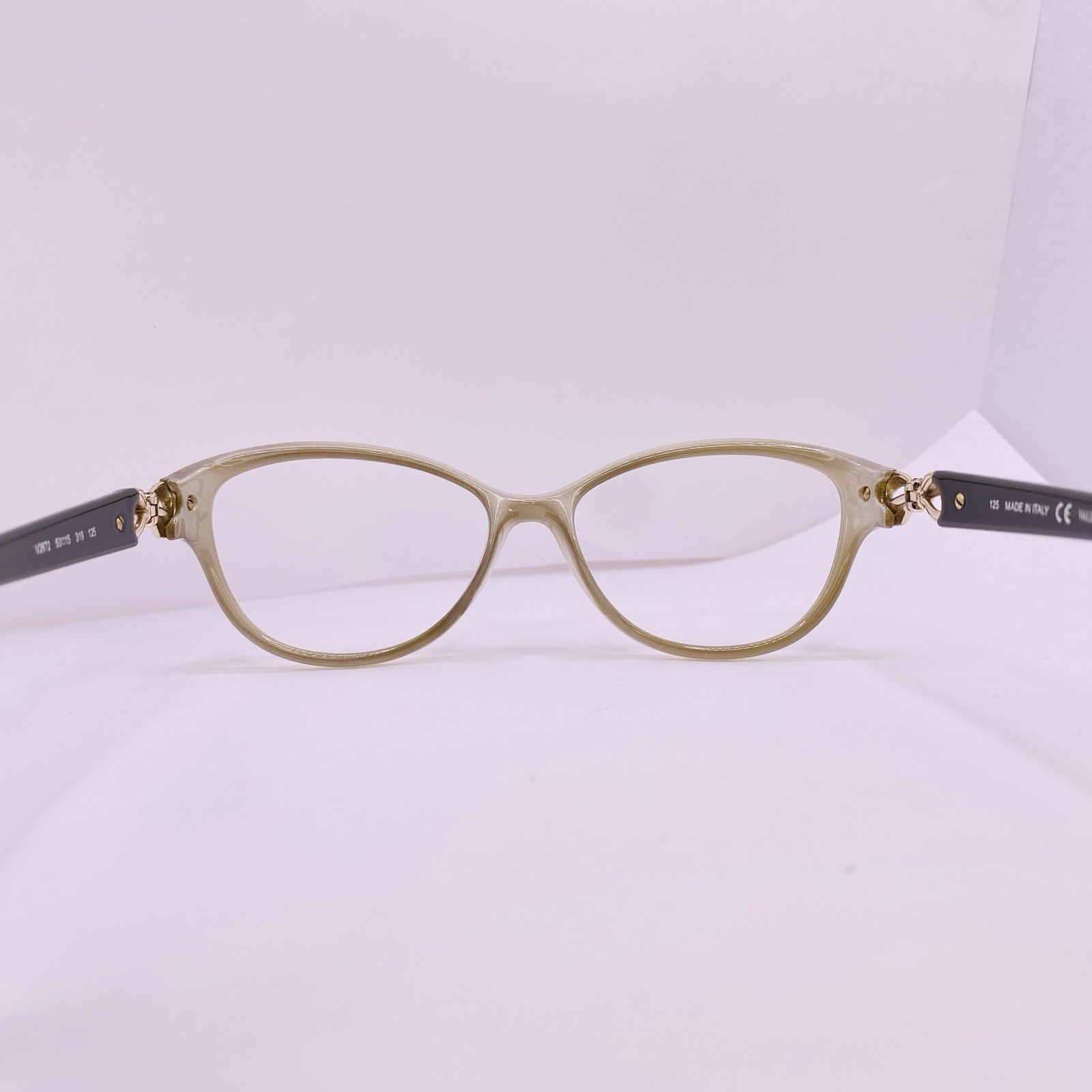 Valentino Sunglasses Eyeglasses V2672 319 53 [] 15 125 MM Ivory Silver Authentic thumbnail 9