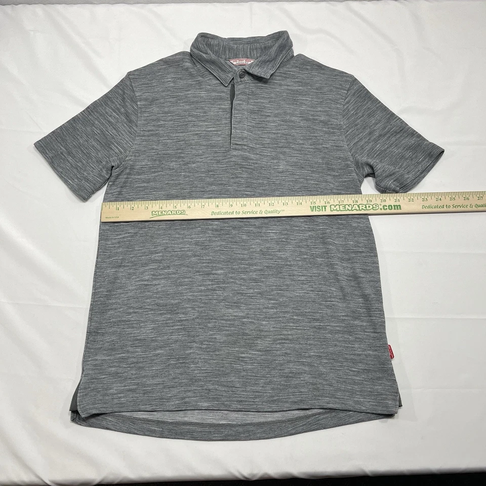 Polo de ciclismo Giro Sport Design gris mezcla de lana merino bolsillo con cremallera grande para hombre Foto 4 de 4