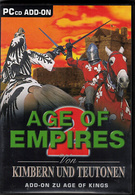 Age Of Empires 2 - Von Kimbern und Teutonen Add-On PC CD-Rom - NEU ohne Folie