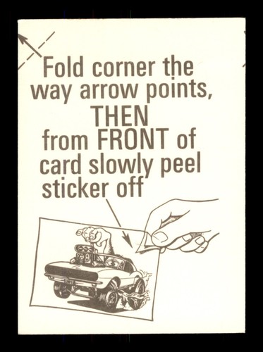 1973 Donruss FABULOUS Odd Rods Stickers/SEE DROP DOWN MENU 4 CARD U WILL RECEIVE - Picture 28 of 84