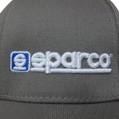 Gorra Sparcos Suede Gris Unisex Adulto Poliéster Gorra Béisbol Sparco