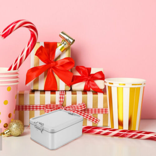 Tin Storage Box Tinplate Cookie Box Wedding Candy Box Candy Case Cookie Storage - Picture 5 of 12