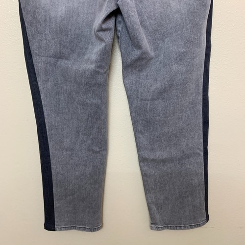Denim recto delgado tiro alto Wit&Wisdom Ab Soultion talla 14 bloque de color - Imagen 8 de 14