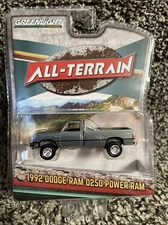 1:64 Greenlight 1992 Dodge Ram D-250 Power Ram RAW CHASE Diecast NEW!!
