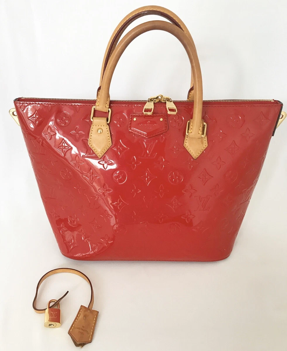 Louis Vuitton Monogram Vernis Montebello MM Red