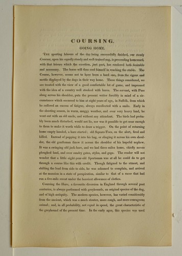 1825 HENRY ALKEN SPORTING PRINT ~ COURSING GOING HOME - Picture 2 of 3
