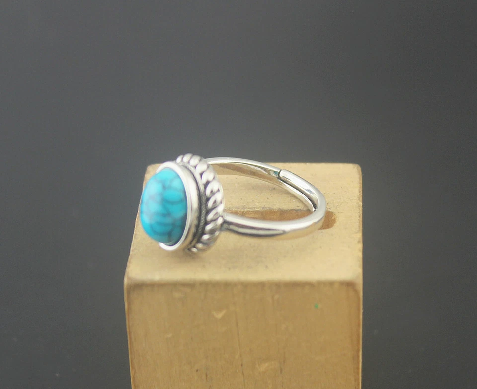 35 шт. оптовые лоты брелоки смешанные синий натуральный камень регулируемые кольца женские кольца - Изображение 4 из 4