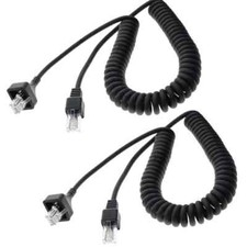 2X 8 Pin Microphone Cable Mic Cord for Kenwood Mobile Radio KMC-35 KMC-36 KMC-30