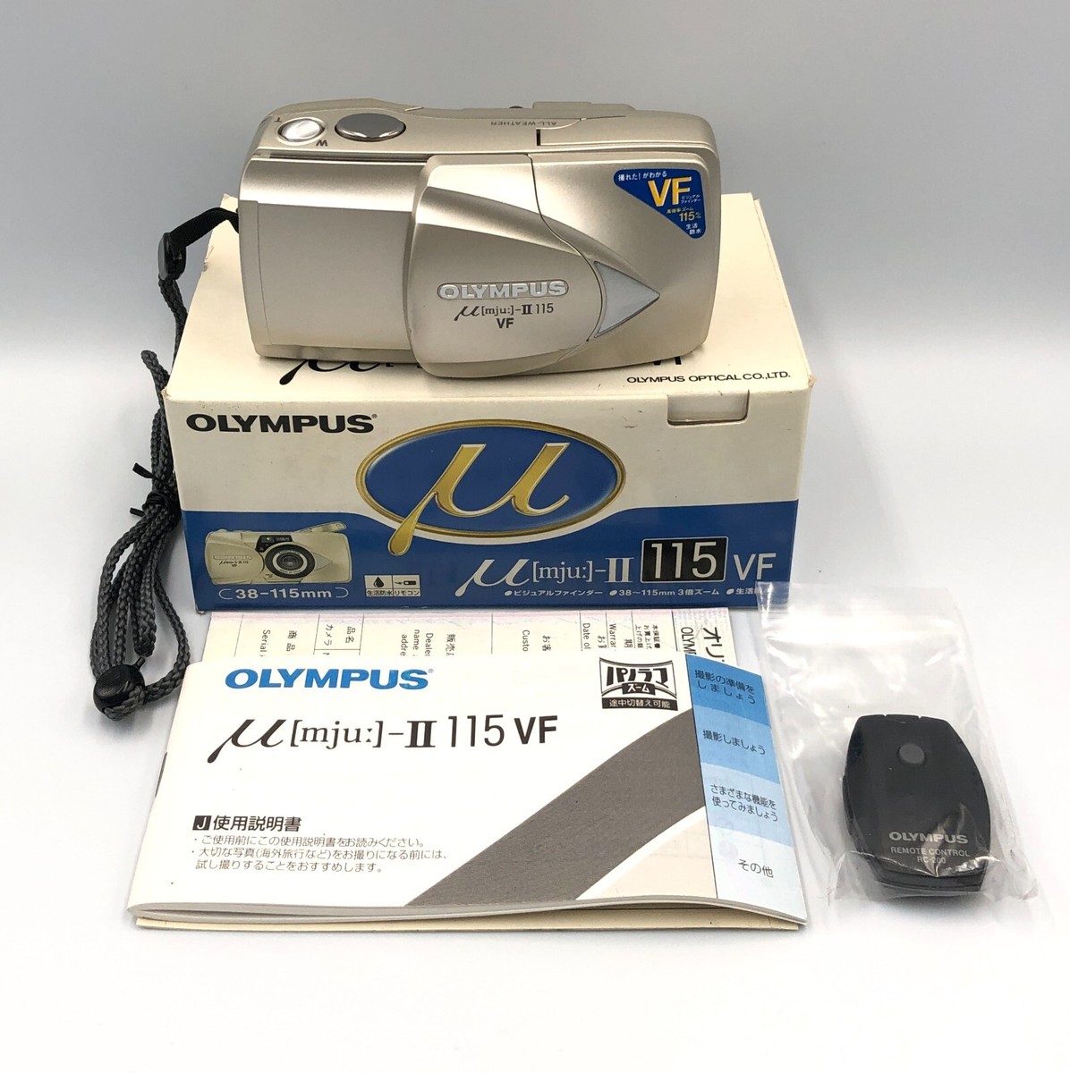 オリンパス　OLYMPUS μ mju II 115 VF 107 Olympus μ [mju:] - II 115 VF Point & Shoot 35mm Compact Film