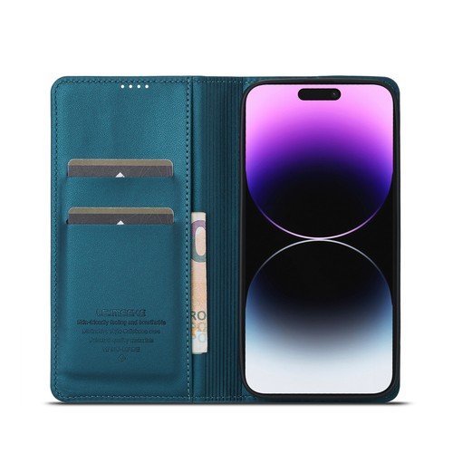 Flip Case For iPhone 16e 15 14 13 12 11 XR 7 8 SE Leather Magnetic Wallet Cover - Picture 17 of 31