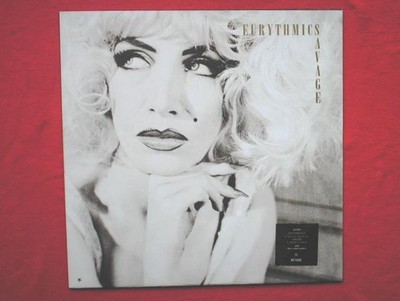 Eurythmics Savage LP RCA PL71555 EX/EX 1987 with inner and poster, Savage