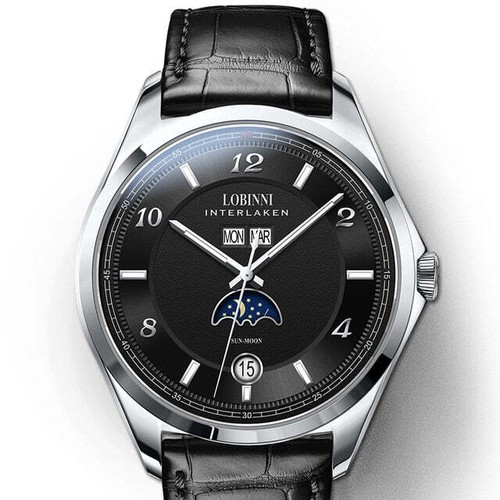 Nuevos relojes suizos de lujo marca LOBINNI para hombre automáticos - Imagen 19 de 21