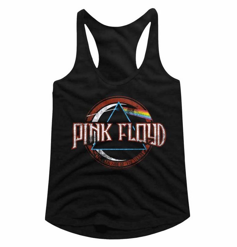 Pink Floyd Dark Side Of The Moon Women's Tank Top T Shirt Psychedelic Music