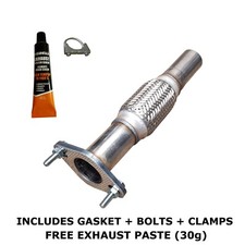 Ford Fiesta Ford Puma Mazda 121 Exhaust Flexi flex repair front Pipe