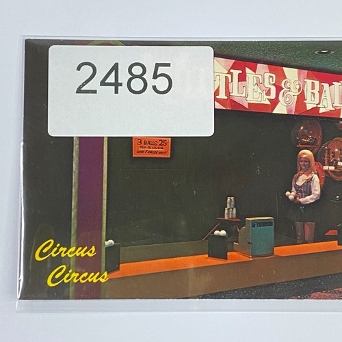 Circus Circus Hotel Baseball Milkbottles Games Las Vegas Nevada Chrome Postcard - Picture 8 of 8
