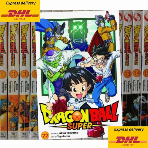 DRAGON BALL SUPER Versión en Inglés Manga SET Vol 1-22 Cómic NUEVO -DHL Express