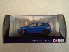 Vanguards VA15301 1:43 Ford Focus MK3 RS Nitrous Blue Untouched