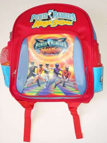 Power Rangers Red Ninja Storm Wild Force 12" mini plecak dla małych dzieci - Zdjęcie 1 z 8