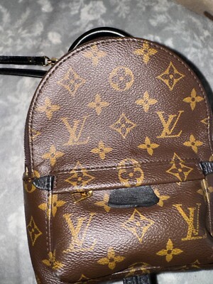 Louis Vuitton Palm Springs Backpack Mini Brown Canvas Monogram
