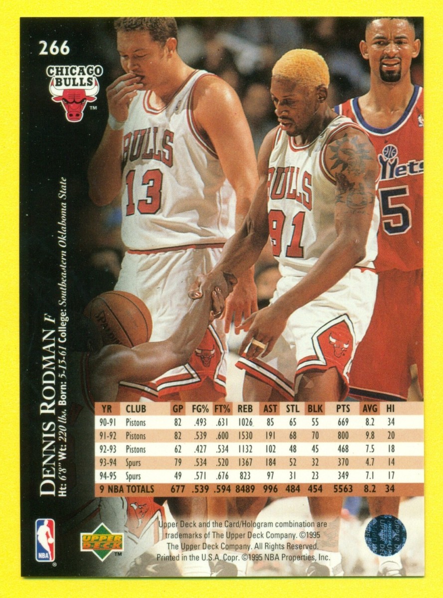 1995-96 Upper Deck #266 Dennis Rodman | eBay