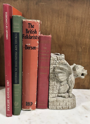 VTG Folklore Book Lot (4) American British Folklife Annual Hardcover  bs1