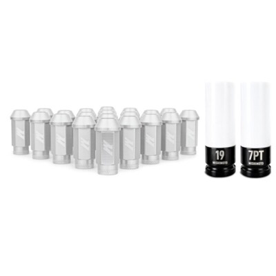 Mishimoto MMLG-15-20LSL Mishimoto Aluminum Locking Lug Nuts M12x1.5, 20pc Set
