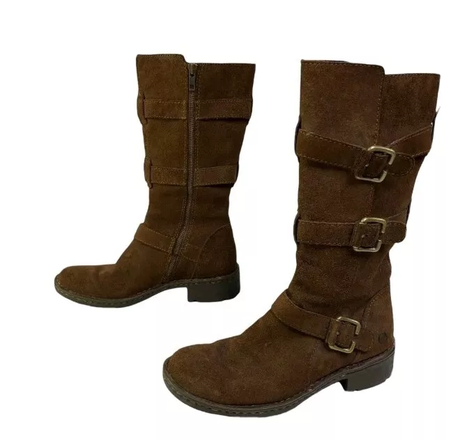 Born brown top suede boots