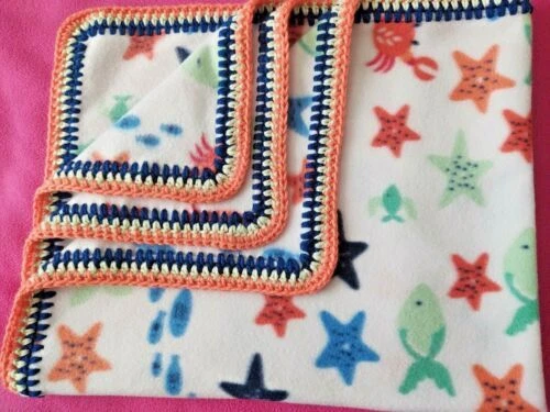 La vida marina Handmade Multicolor Vivero blankets & Throws