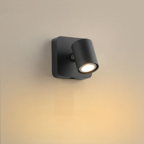 Lámpara LED de 5 W montada en pared accesorio de cabecera luz de lectura GU10 bombilla reemplazable - Imagen 1 de 14