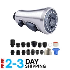 Durable Pull Down Spray Head for Moen, Delta & More - Easy Install & No Drip