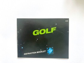 Golf NES &ndash; Mattel PAL B &ndash; Rare 5-Screw Cartridge &ndash; Complete in Box with Manual