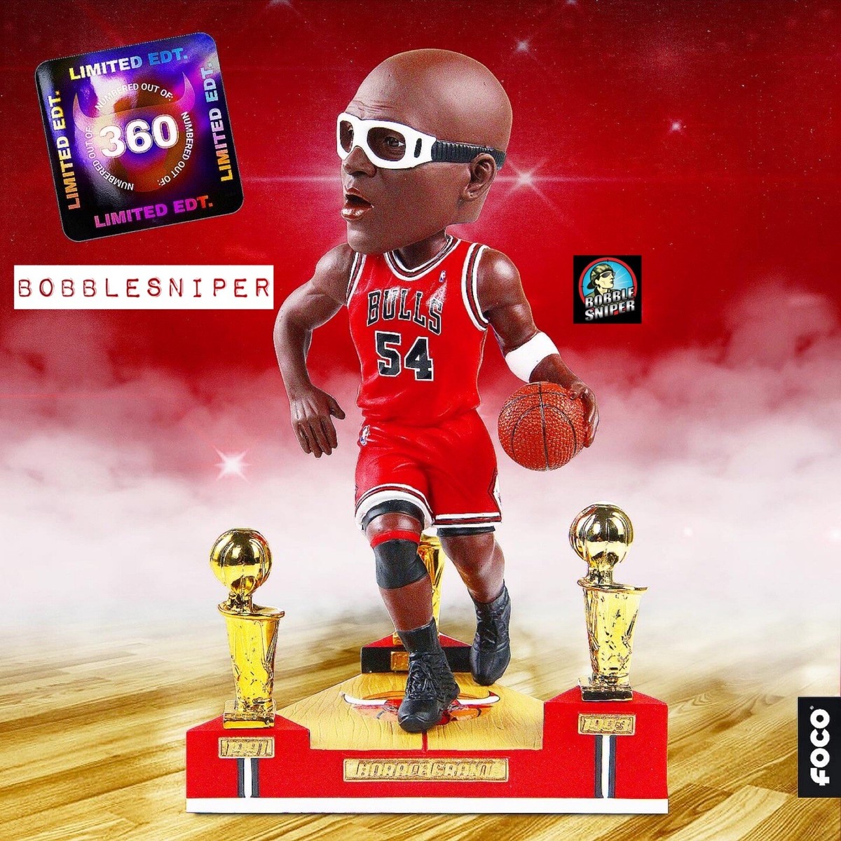 HORACE GRANT Chicago Bulls 3X Champion 