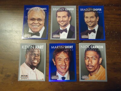 6 Panini Americana 2015 Bradley Cooper James Earl Jones Kevin Hart Short Cannon