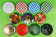 100 Stück Twist-Off-Deckel TO 82 Schraubdeckel Ø 82 mm Deckel für Gläser 