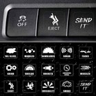 15pcs Funny Car Dashboard Switch Button On Off Sticker Decal Car Accessories