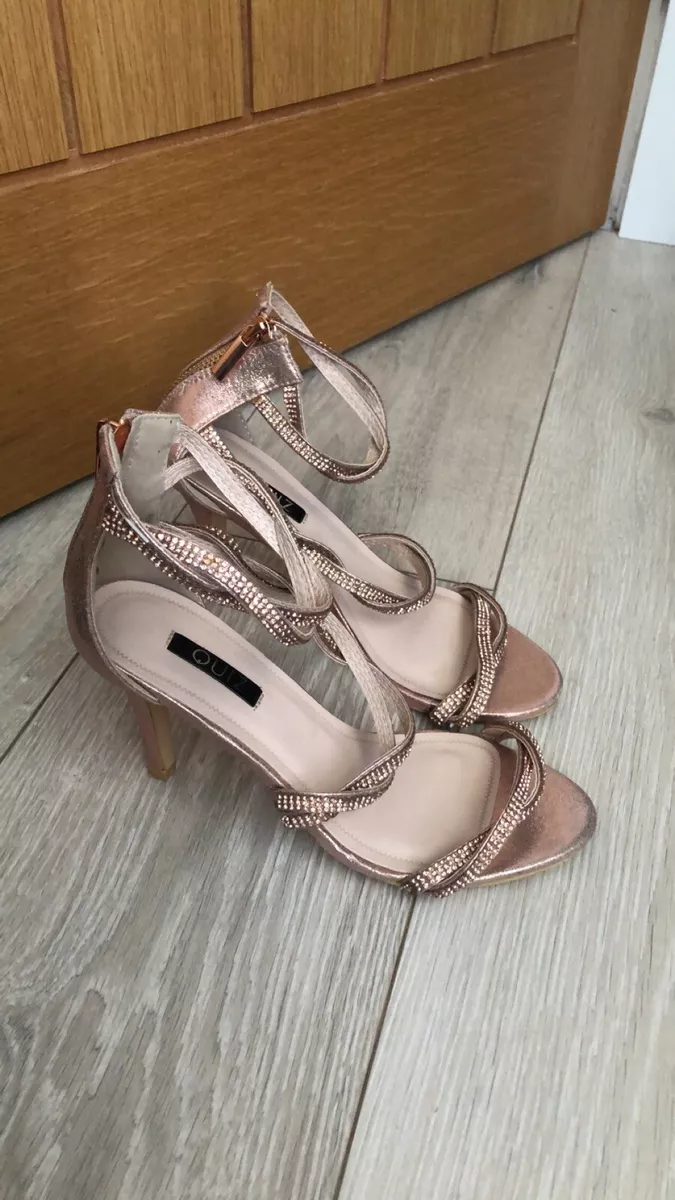 Rose gold heels size best sale 5