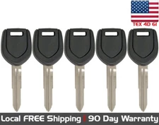 5x New Replacement Transponder Key for Select Mitsubishi Vehicle Chip TEX 4D 61