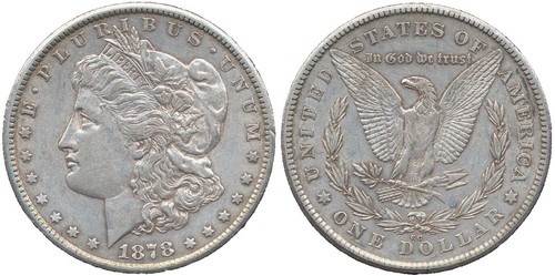 POOR 1 1878 Morgan Silver Dollar 7TF REV Of 79 NGC Lowball *7074