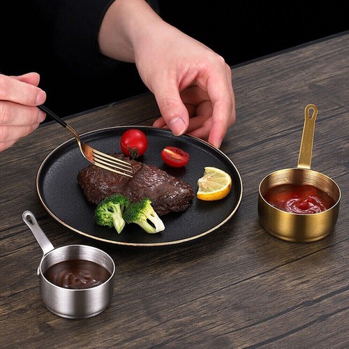 Mini Sauce Pan Saucepan Non Stick Small Gravy Pot Stainless Steel Cooking Pot - Picture 9 of 21