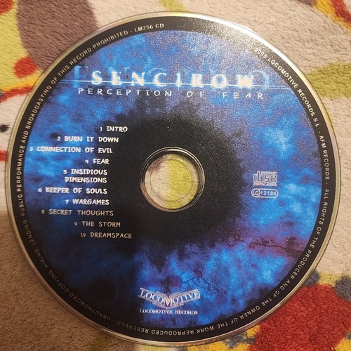 Sencirow Perception Of Fear Promo CD - Picture 3 of 3