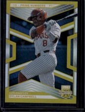 2023 Elite Extra Edition Dylan Campbell Aspirations Die-Cut Gold #/24