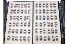 Wholesale Jewelry Sale Lot 288 pcs Fashion Stainless Steel Letter Initials Rings