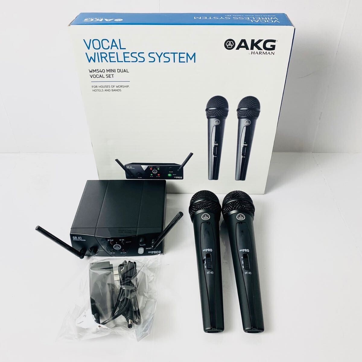 AKG WMS40 PRO MINI2 VOCAL SET DUAL ケース付き AKG WMS40 PRO MINI2 Wireless Microphone VOCALSET DUAL | eBay
