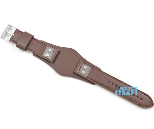 Authentic 22mm Brown Leather Replacement Strap for FOSSIL CH2565 Watch in Dominican Republic at DOP 8969 Rating 5