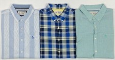 Men's Penguin by Munsingwear Button-Front Short Sleeve Cotton Shirt