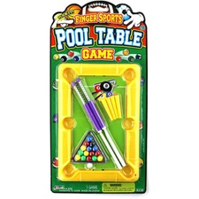 JA-RU Inc. Toys - Finger Sports - POOL TABLE GAME (5 x 7 inch) #209 - New